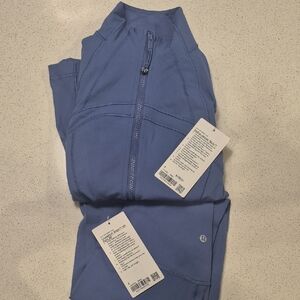 lululemon athletica Women's Blue JACKET and LEGGINGS